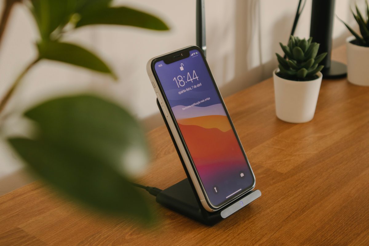 Phone on a stand 